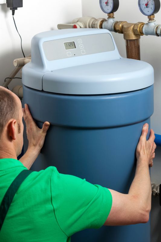 Water Softener System in Operation